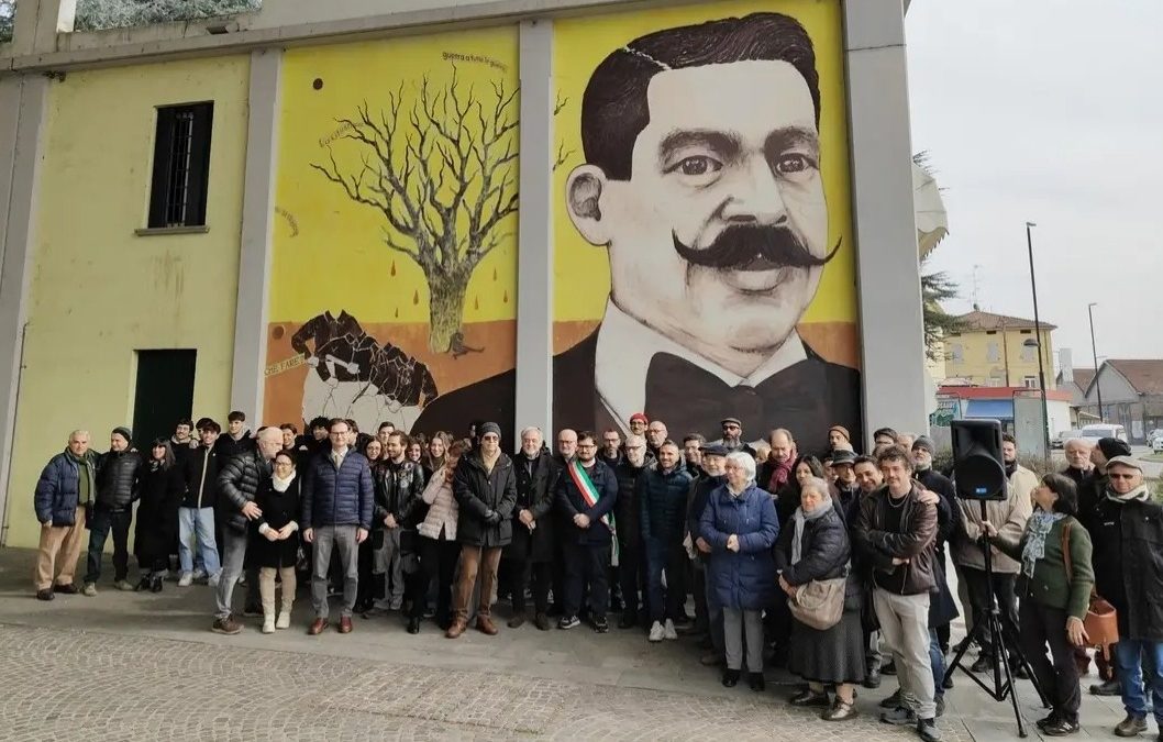 Un murale per Antonio Piccinini a 101 anni dal suo assassinio per mano fascista